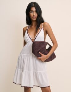 White Beach Relaxed Airy Dress