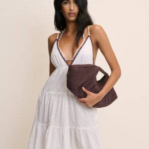 White Beach Relaxed Airy Dress