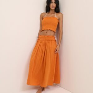 Orange Beach Coastal Soft Skirt